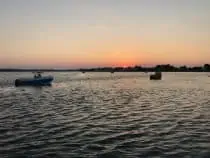 Christchurch Harbour view from mudeford pier