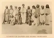 an old photo of some tribesmen