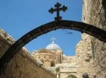 Church archway in Jerusalem