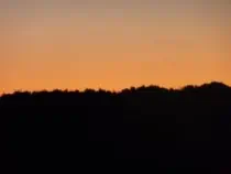 orange sky at dawn