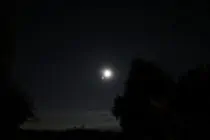 Moon and jupiter