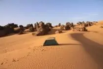 tent in the libyan desert