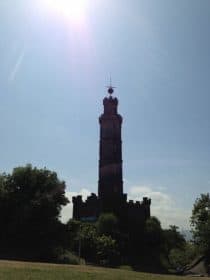 Nelson monument in edinburgh