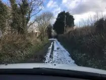 Snow compass after the beast from the east