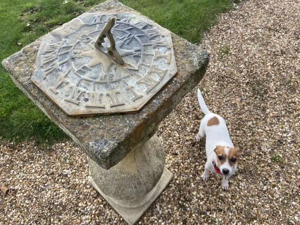 A sundial in Sussex Square, Brighton